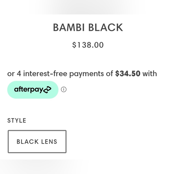 BAMBI BLACK SUNGLASSES - Picture 12 of 12